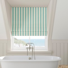Capri Jade Roman Blind Lifestyle