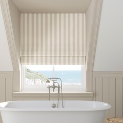 Capri Taupe Roman Blind Lifestyle