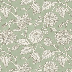 Chaitri Sage Printed Cotton Fabric