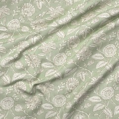 Chaitri Sage Printed Cotton Fabric