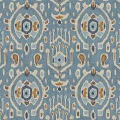 Chapan Denim Curtains Fabric Flat