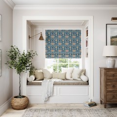 Chapan Indigo Roman Blind Lifestyle