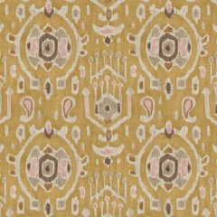 Chapan Ochre Printed Recycled Fabric