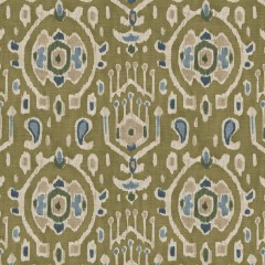 Chapan Olive Printed Recycled Fabric