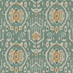 Chapan Teal Printed Recycled Fabric