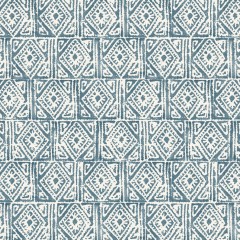 fabric ellora marine print flat