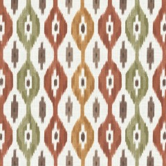 Fergana Spice Curtains Fabric Flat