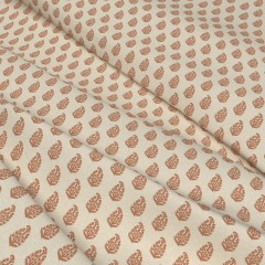 Fabric Indira Rust Print Wave