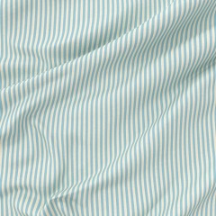 Ischia Aqua Printed Cotton Fabric
