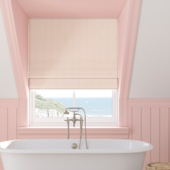 Ischia Blush Roman Blind Lifestyle