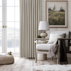 Ischia Charcoal Printed Cotton Fabric