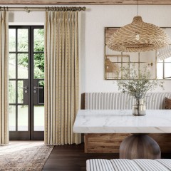 Jalal Ochre Curtains