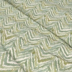 Fabric Kelim Celadon Print Wave