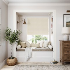 Lala Natural Roman Blind Lifestyle