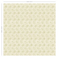 Lotus Moss Printed Cotton Fabric