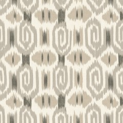 Fabric Odisha Graphite Print Flat