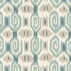 Fabric Odisha Teal Print Flat