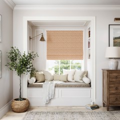Sana Spice Roman Blind Lifestyle