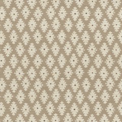 Sana Taupe Curtains Fabric Flat