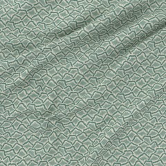 Wadi Teal Printed Recycled Fabric