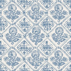 Watika Delft Printed Cotton Fabric