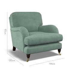 furniture bliss chair cosmos celadon plain dimension