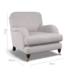 furniture bliss chair cosmos dove plain dimension