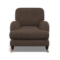 furniture bliss chair cosmos espresso plain front