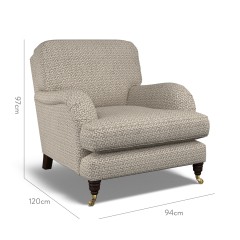 furniture bliss chair desta taupe weave dimension