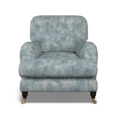 furniture bliss chair namatha denim print front