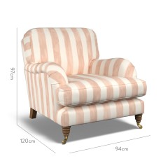 furniture bliss chair tassa grande rose print dimension