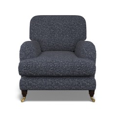 furniture bliss chair yana indigo weave front