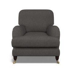 furniture bliss chair zuri graphite plain front