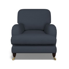 furniture bliss chair zuri indigo plain front