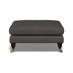 Bliss Footstool Amina Charcoal