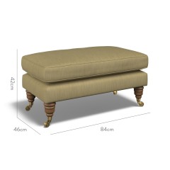 furniture bliss footstool amina moss plain dimension