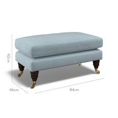 furniture bliss footstool cosmos sea glass plain dimension