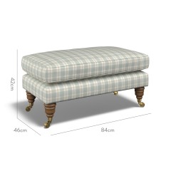 furniture bliss footstool kali mineral weave dimension