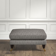 furniture bliss footstool kalinda charcoal plain lifestyle