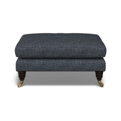 Bliss Footstool Kalinda Indigo