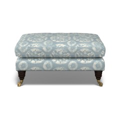 furniture bliss footstool nubra denim print front