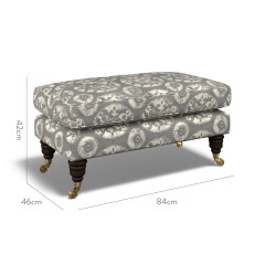 furniture bliss footstool nubra graphite print dimension