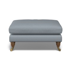 furniture bliss footstool shani denim plain front