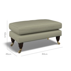 furniture bliss footstool shani sage plain dimension