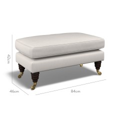 furniture bliss footstool zuri ash plain dimension