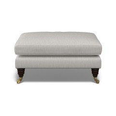 furniture bliss footstool zuri flint plain front