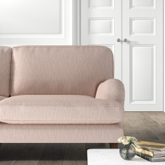 furniture bliss medium sofa kalinda blush plain lifestyle