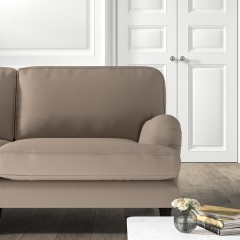 furniture bliss medium sofa shani taupe plain lifestyle