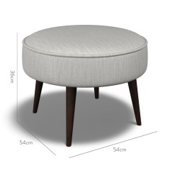 furniture brancaster footstool amina smoke plain dimension