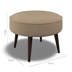 furniture brancaster footstool cosmos mushroom plain dimension